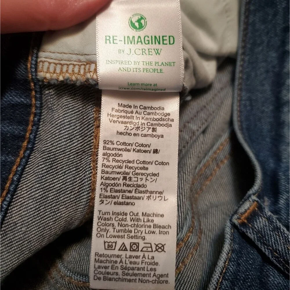 J. Crew Essential Straight Jeans In All-Day Stretch